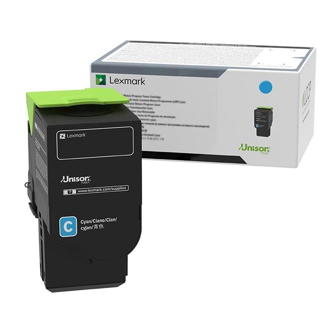 Lexmark Lexmark C241XC0 OEM C2425dw Lexmark C241XC0 Original Cyan Return Program Toner Cartridge Extra High Yield