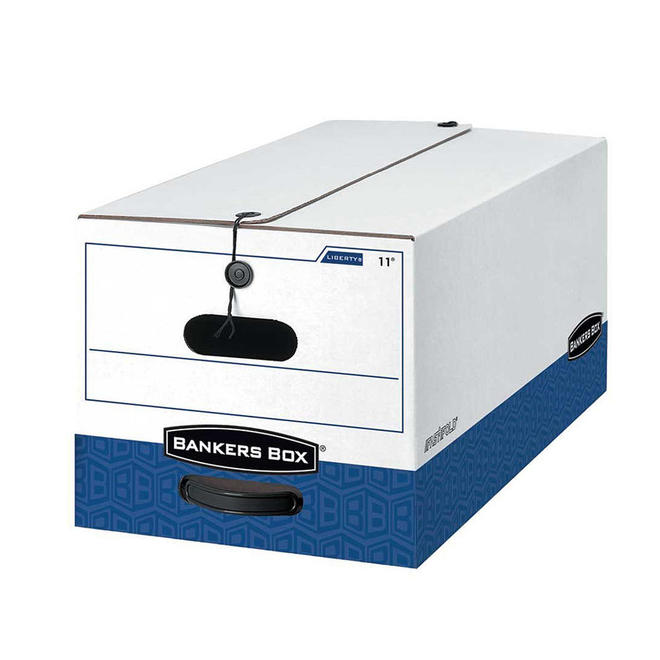 Bankers Box 110 00011 File Storage Bankers Box Liberty Heavy Duty Storage Box String Button Letter 10 x 12 x 24