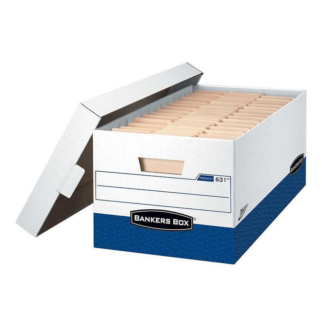 Bankers Box 110 0063201 12pk File Storage Bankers Box Presto Storage Box