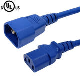 Cab PWC 100 ALL Power Cables Cords IEC C13 to IEC C14 Power Cable 18AWG SJT