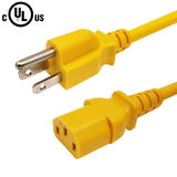 Cab PWC 105 ALL Power Cables Cords NEMA 5 15P to IEC C13 Power Cable 18AWG SJT