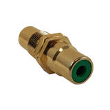 Other Brands Cab AD RCA All Wall Plate Inserts RCA Female to Female Bulkhead Gold Plated for 3 8 Inch Hole