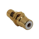 Other Brands Cab AD RCA All Wall Plate Inserts RCA Female to Female Bulkhead Gold Plated for 3 8 Inch Hole