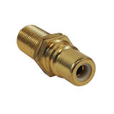 Other Brands Cab AD FR All Wall Plate Inserts RCA Female to F Type Female Bulkhead for 3 8 Inch Hole