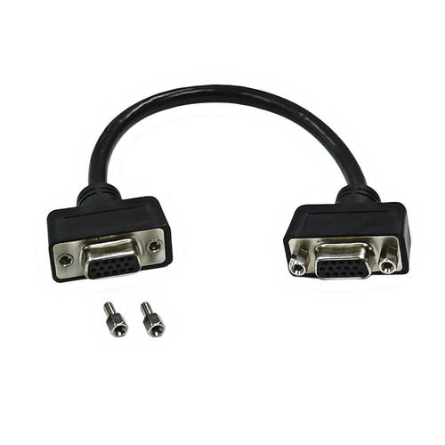 Other Brands Cab AD SVGAS 6IN Inserts for Various Cutout Wall Plate 6 inch SVGA Female to Female Adapter with Hex Nuts
