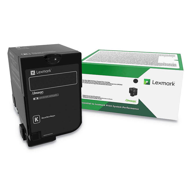 Lexmark Lexmark 84C1HK0 OEM CX725de Lexmark 84C1HK0 Original Black Return Program Toner Cartridge High Yield