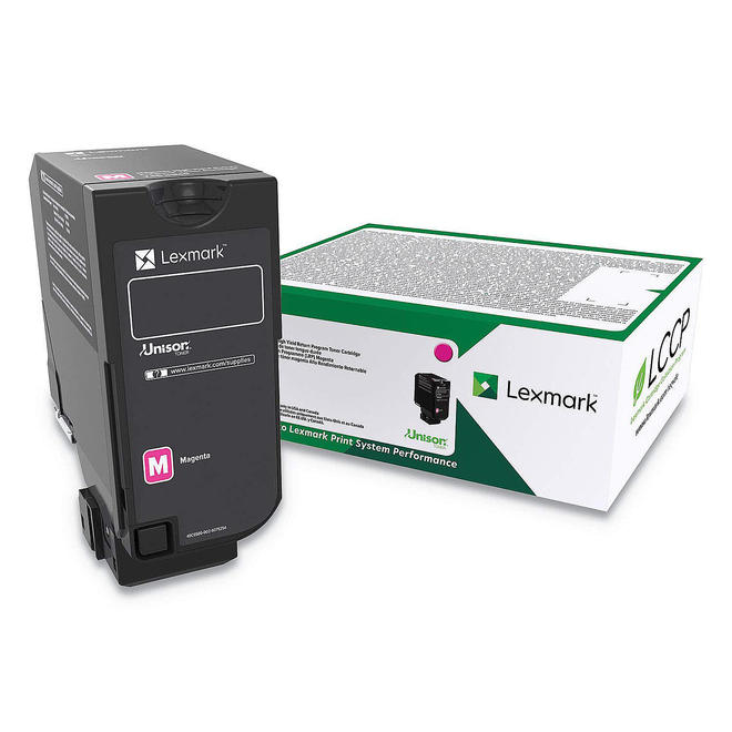 Lexmark Lexmark 84C1HM0 OEM CX725de Lexmark 84C1HM0 Original Magenta Return Program Toner Cartridge High Yield