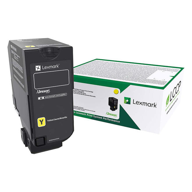 Lexmark Lexmark 84C1HY0 OEM CX725de Lexmark 84C1HY0 Original Yellow Return Program Toner Cartridge High Yield