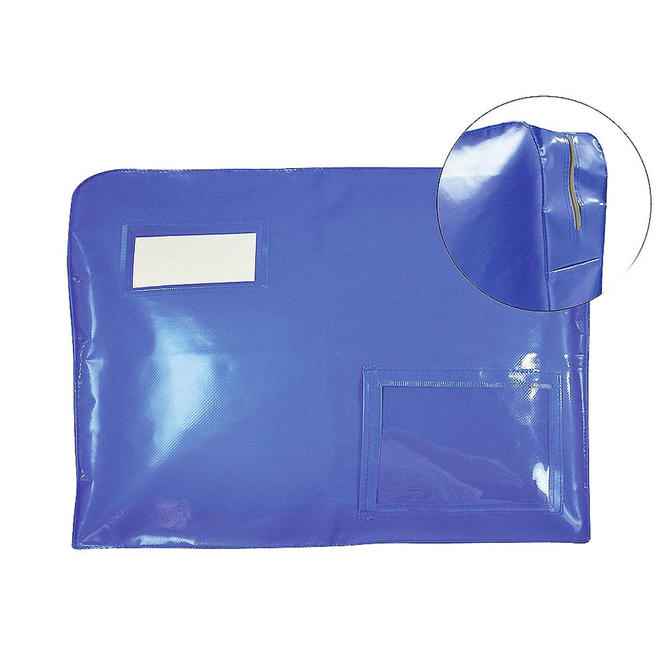 Winnable 965 81001 Envelopes accessoires Winnable Waterproof Security Bag with Locking Zipper Blue