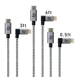 Small 8b899 primecables cab pc 08012 all usb 3 0 usb c cable right angle 90 degree nylon braided usb type c cable fast charging cord primecables 
