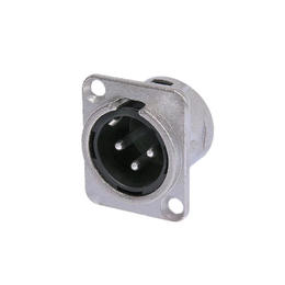 Other Brands Cab WP IN XLRM Inserts for Various Cutout Wall Plate XLR Male to Solder D Cut XLR Opening
