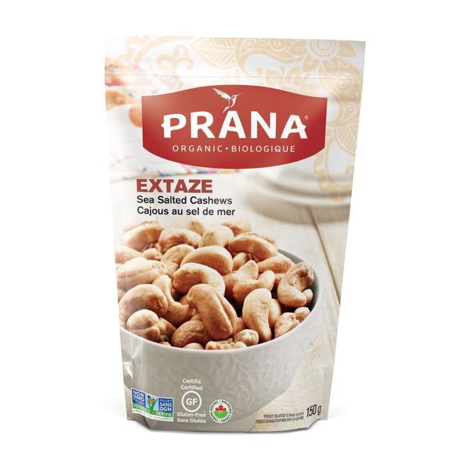 Prana LVRT 149327 C8 1 half Snack Chocolate Prana Extaze Cashew Sea Salt Oil Free 150g