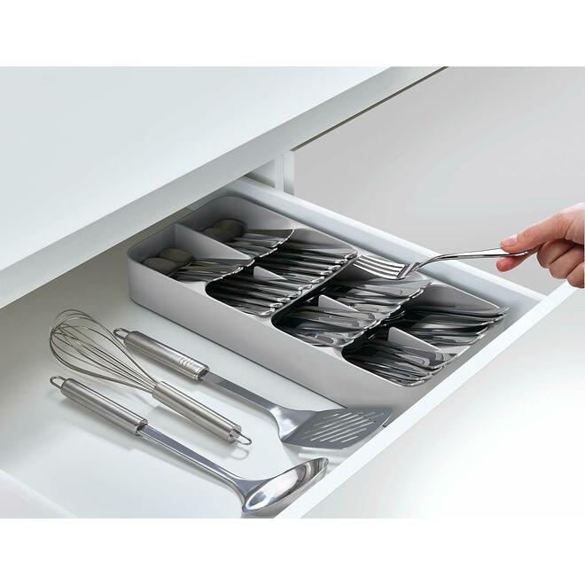 Joseph Joseph LVDA 7085152GY Small Storage Organizers Joseph Joseph DrawerStore Large Compact Cutlery Organizer
