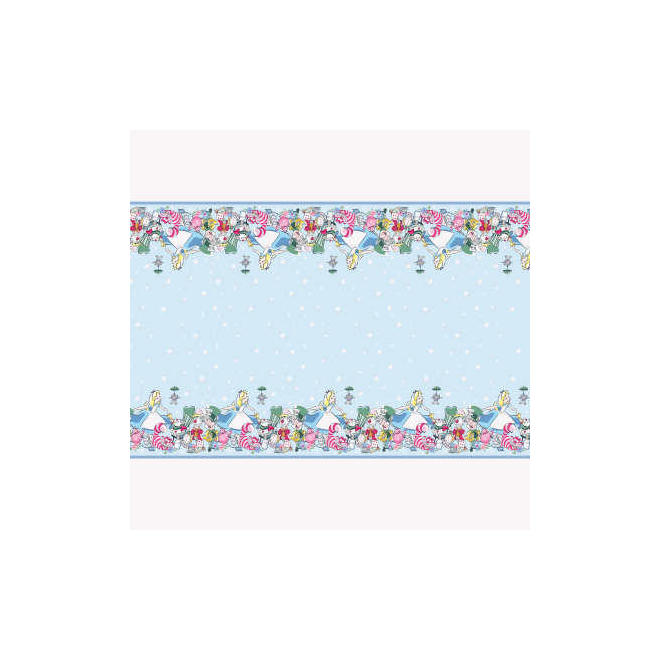 Other Brands LVU 77283 Disney Themed Party Supplies Disney Alice in Wonderland Rectangular Plastic Table Cover 54 x 84