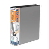 QuickFit 792 90011 Binders QuickFit PRO Single Touch Pin Lock View Binder Black Locking D Ring