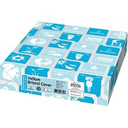 Domtar 851 82880 Color Paper EarthChoice Bristol Multipurpose Cover Stock Letter Size 250 Sheets Pack 790154