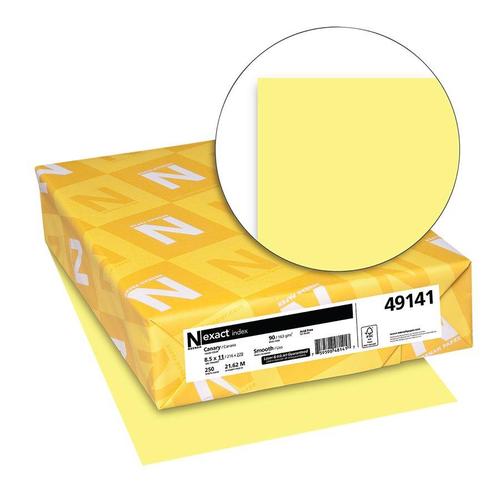 Neenah Exact Astrobrights® Coloured Cardstock, 90 lb, Letter Size, 250