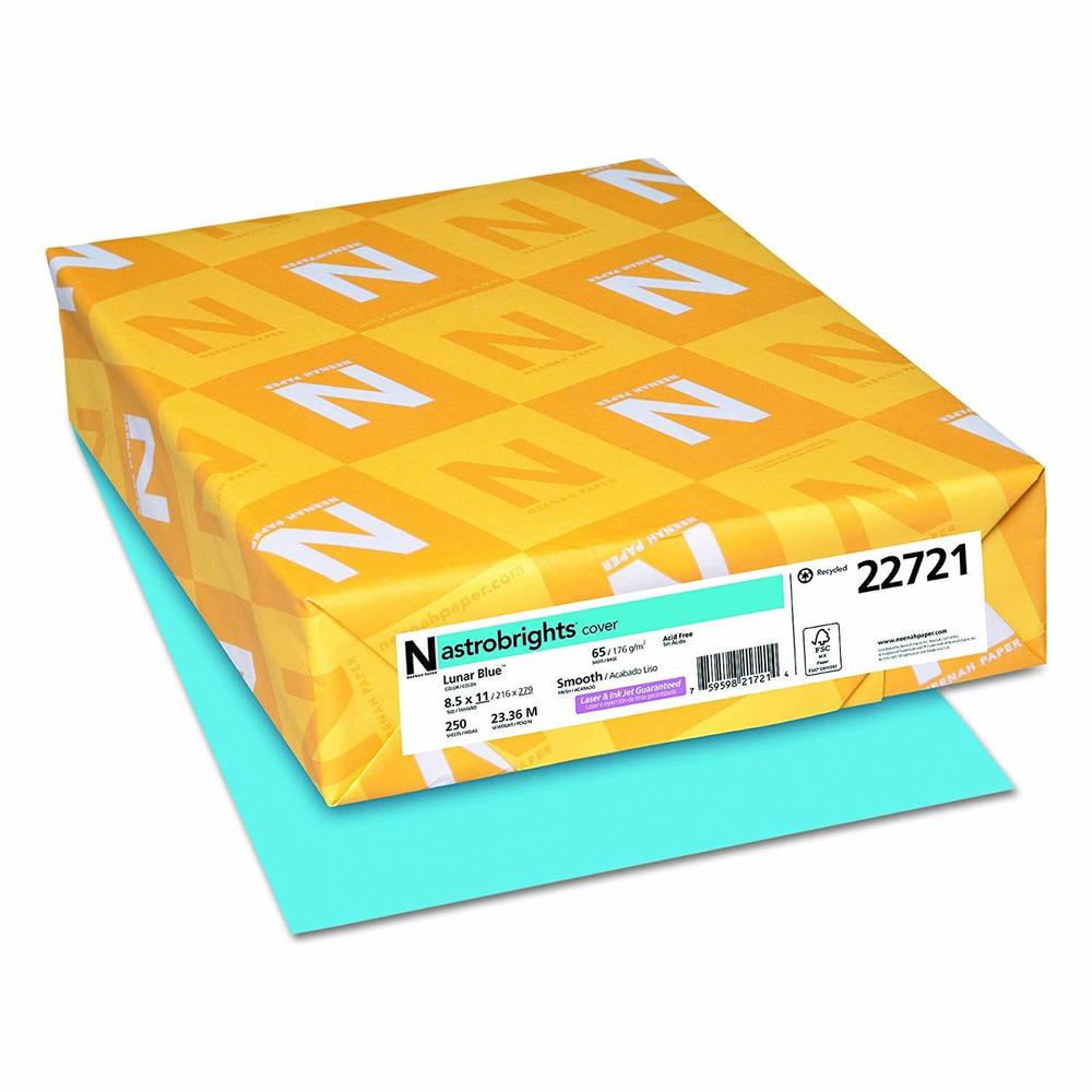 Neenah Exact Astrobrights® Coloured Cardstock, 65 lb, Letter Size, 250