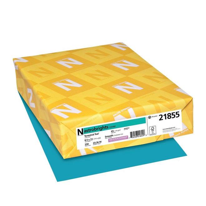 brightページ Neenah® Astrobrights® Bright Color Cardstock, 65 lb, 8.5