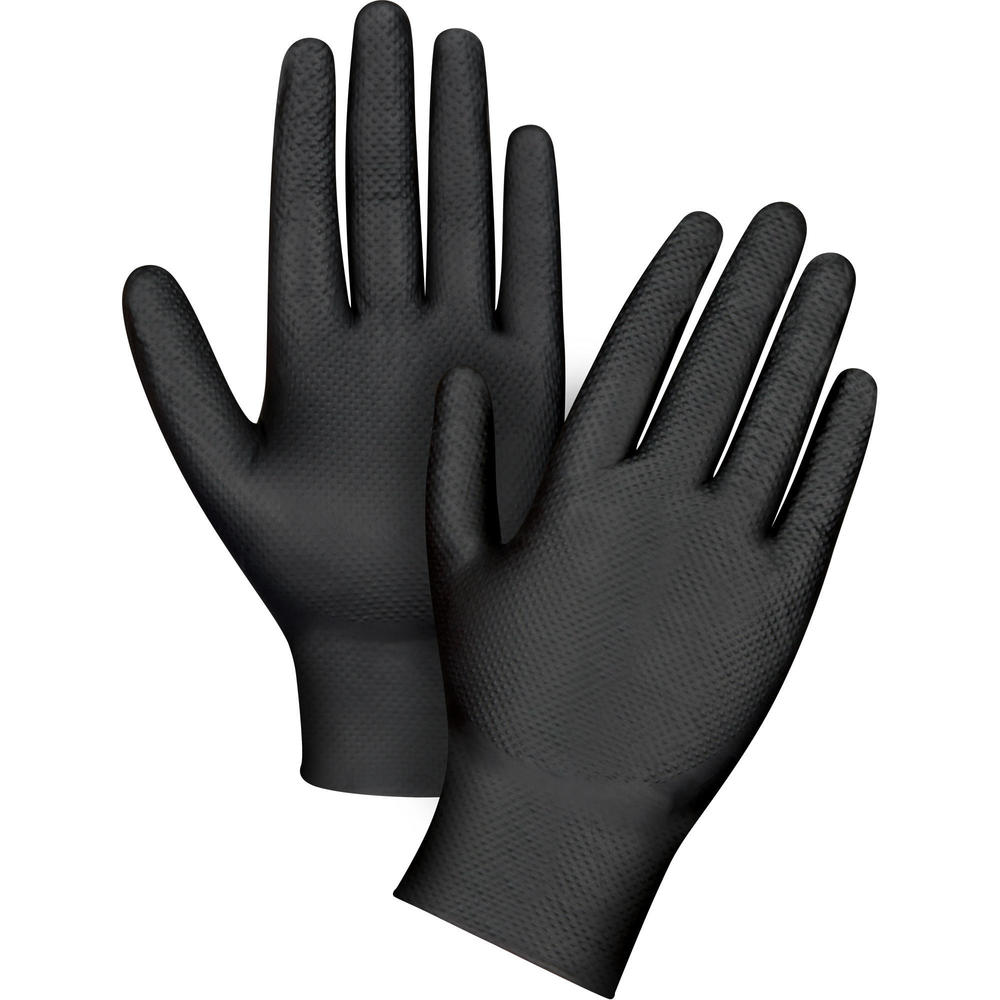 Heavyweight Black Nitrile Gloves 100 / box Zenith