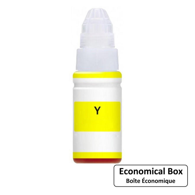 EcoBox Canon GI 290Y EcoBox PIXMA G1200 Canon GI 290Y Compatible Yellow MegaTank Ink Bottle High Yield 1598C001 Economical Bo