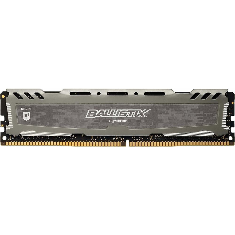 Crucial Ballistix Sport Grey 4Gb Ddr4 2666 (Pc4-21300) Cl16 Sr X8