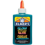 ELMER S 840 2046268 Arts Crafts Elmer s Glow in the Dark Liquid Glue 5oz Washable Nontoxic