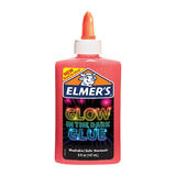 ELMER S 840 2046268 Arts Crafts Elmer s Glow in the Dark Liquid Glue 5oz Washable Nontoxic