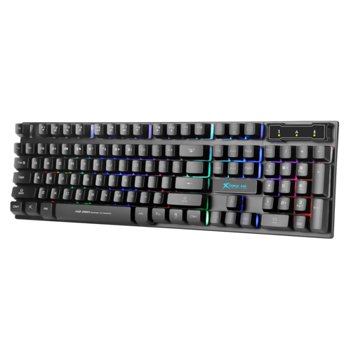 Cab KB 280 Gaming Accessories Gaming Keyboard Mixed Colors 104 Keys for Windows PC