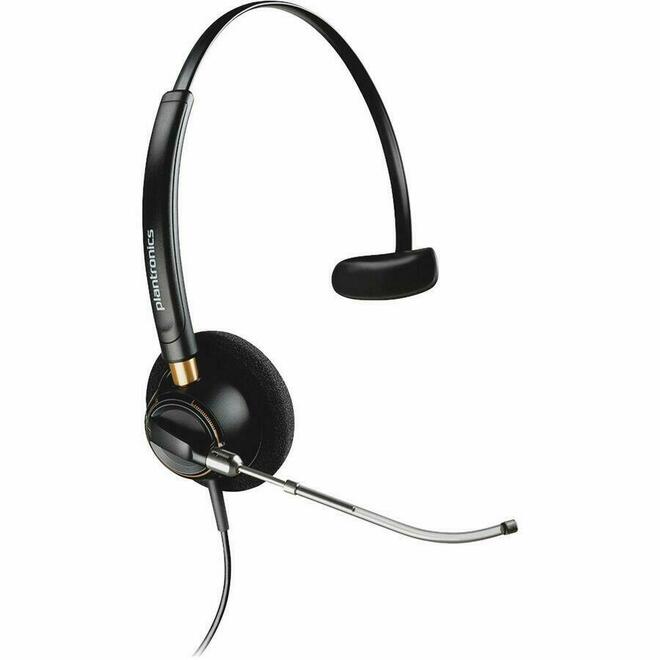 Plantronics 328 89435 01 Headsets Plantronics HW510V Encorepro Voice Tube Monoraul Headset Black 597542