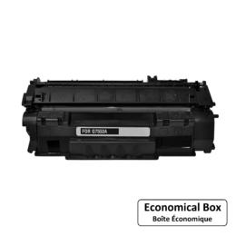 EcoBox Q7553A EcoBox 2 PACK LaserJet P2015 Compatible HP 53A Q7553A Black Toner Cartridge Economical Box 2 Pack