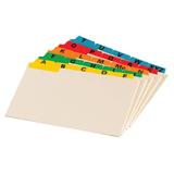 oxford 735 BC5325 Index card Files Oxford Heavyweight Manila A Z Card Guides
