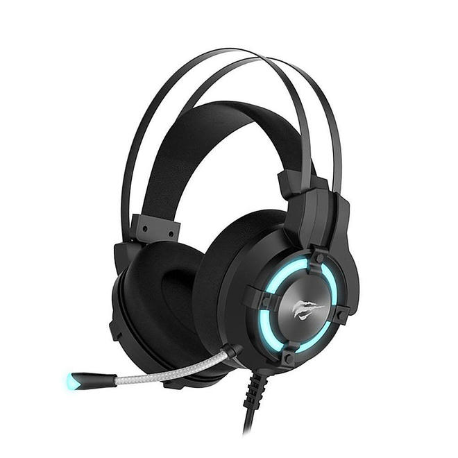 Havit HV H2212U Headsets Havit H2212U USB 7 1 Surround Gaming Headset with Mic LED Lighting