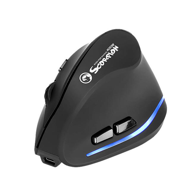 Marvo MARVO M703W Mice Marvo Wireless Ergonomic Gaming Mouse 2400DPI Blue LED Right Handed Use