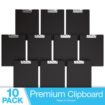 Davis Group Essential Clipboards, Lever Clip, 10 Packs