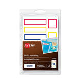 Avery 099 2363 Printing Accessories Avery Self Laminating Labels Assorted Sizes 30 Pack