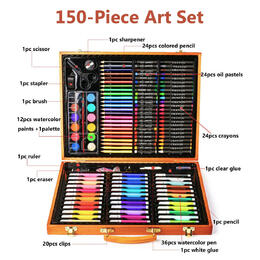 150pcs Deluxe Art Set, Watercolour Painting & Drawing Set