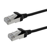 Other Brands cab CAT8UTS bk All Cat8 Network Ethernet Cable Cat8 FFTP Ultra Thin Molded Patch Cable 40G 30AWG Riser CMR Black