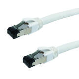 Other Brands Cab CAT8S 01WH All Cat8 Network Ethernet Cable Cat8 S FTP Shielded Patch Cable 40G 24AWG Riser CMR White