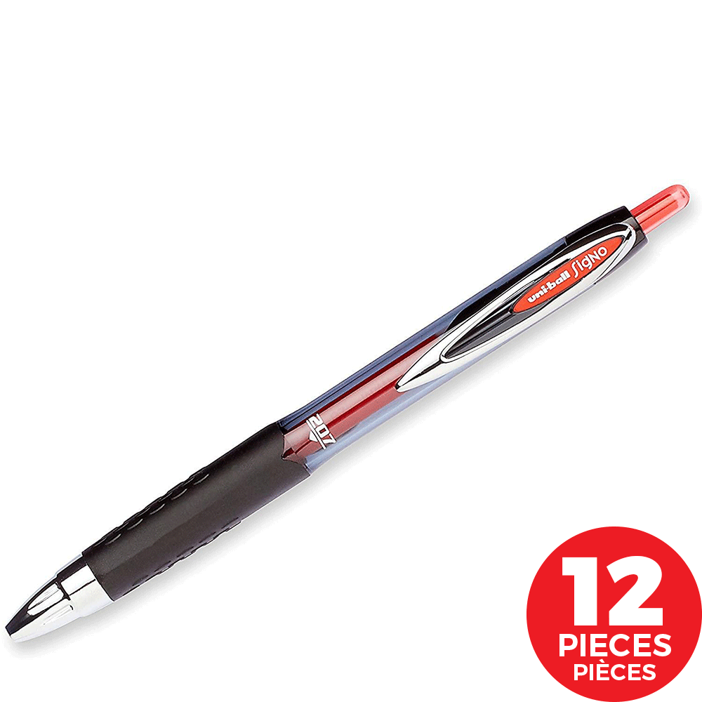 Uniball Super Ink Rolling Retractable Gel Pens, 0.5mm 12/Pack