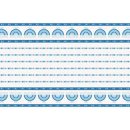 Other Brands LVU 78113 Starry Hanukkah Starry Hanukkah Rectangular Plastic Table Cover 54 x84