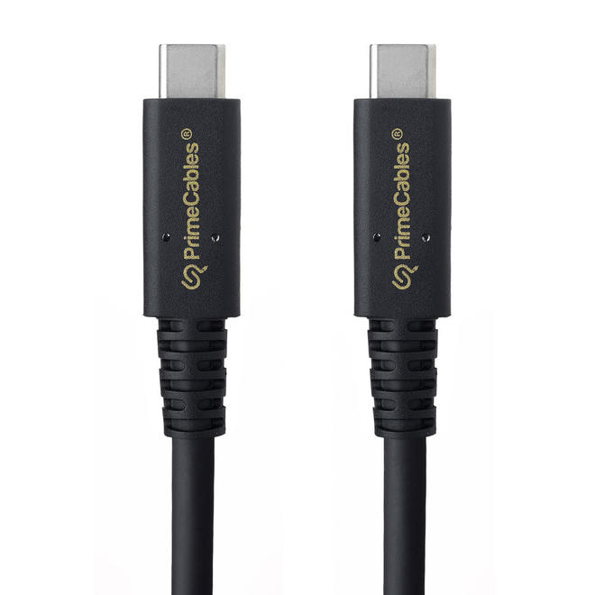 PrimeCables Cab PC 08177 USB C Type C Cables USB C 4 0 Cable 1 6Ft 0 5M 40Gbps Data Transfer 100W 5A Charging