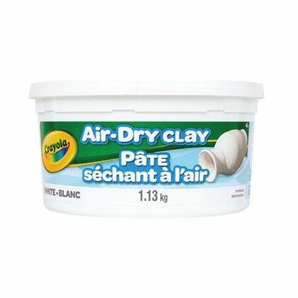 Crayola Air-Dry Clay 25 Lb Value Pack - White Modeling Clay That Dries Without Baking