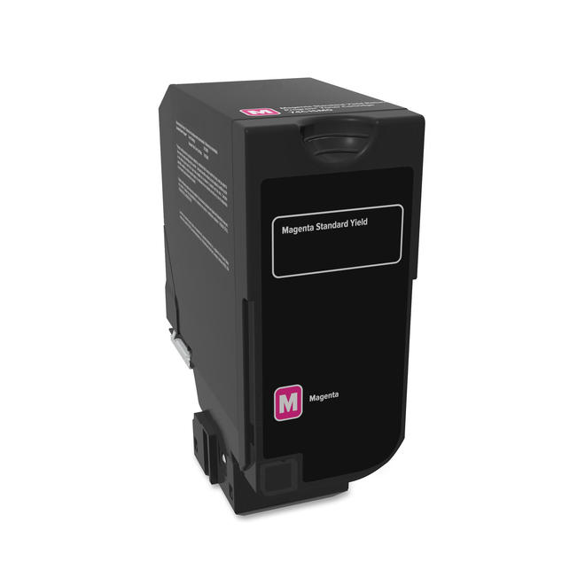 74C1SM0 CS720de Lexmark 74C1SM0 Remanufactured Magenta Return Program Toner Cartridge