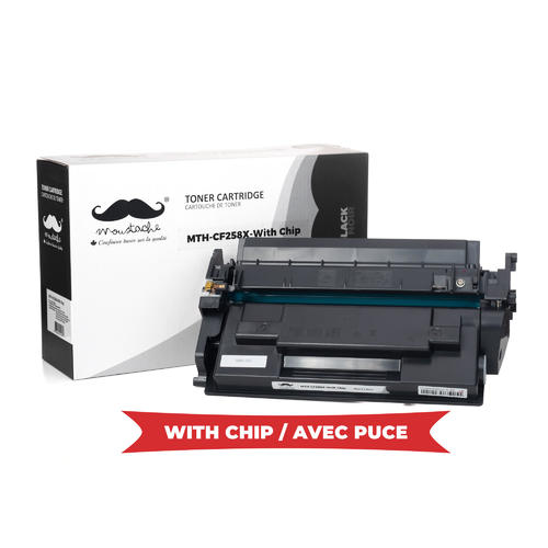 HP 58X (CF258X) Black Toner Cartridge - Compatible