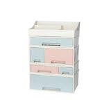 Other Brands Organizer 7PK Desk Organizers Pastel Desktop Storage Organizer Bundle Stackable Removable 7 in 1