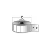 ZEBRA Printer ZBL 2X1 Label Maker Tapes Z Select 4000D Direct Thermal Transfer Label 2 x 1 1000 Labels Roll 1 Roll Zebra