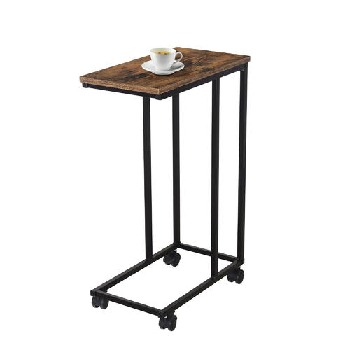 Moustache MOS CJ 554H Writing Desks Shelves Industrial C Table Couch Sofa Side Table with 4 Castors Moustache