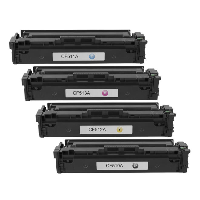 EcoBox HP 204A Combo EcoBox Color LaserJet Pro M154a Compatible HP 204A Toner Cartridge Combo BK C M Y Economical Box