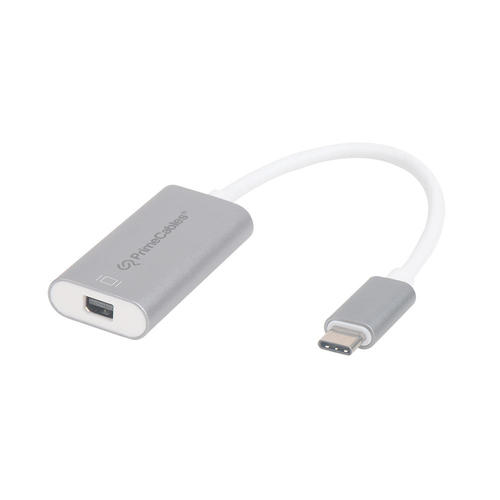 PrimeCables Cab UTC MDP04 L USB 3 0 Type C to Mini PD DisplayPort Adapter for MacBook 4K 60Hz PrimeCables